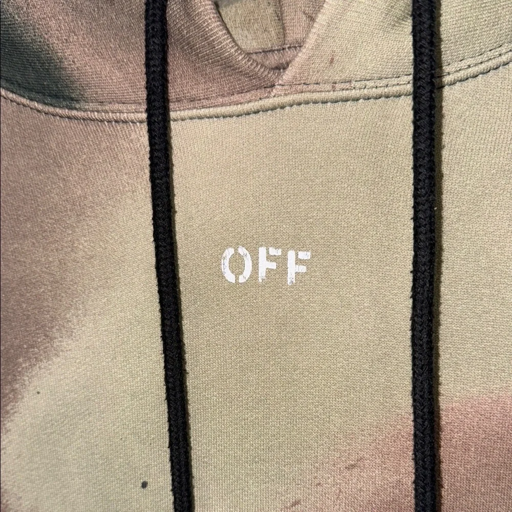 Off White Camouflage Hoodie Size S LIMITE EDITION